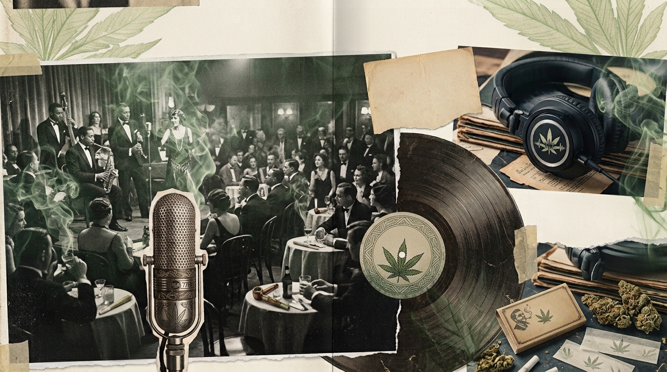 Songs about weed spanning jazz, reggae, rock and hip-hop music history